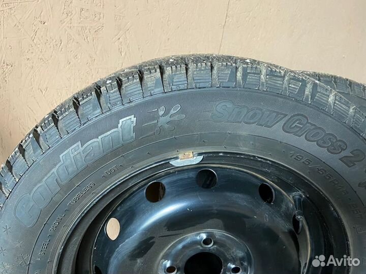 R15 Cordiant Snow Cross 2 195/65, PCD 4x100 DIA 56.6