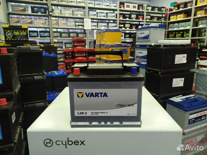 Аккумулятор 60Ач Varta Стандарт 520А прямой полярн