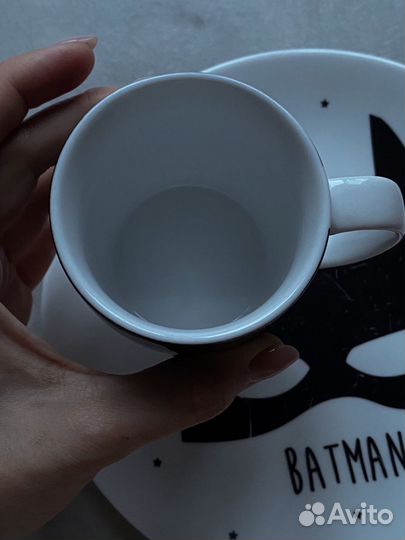 Тарелка и чашка hm home бэтмен batman
