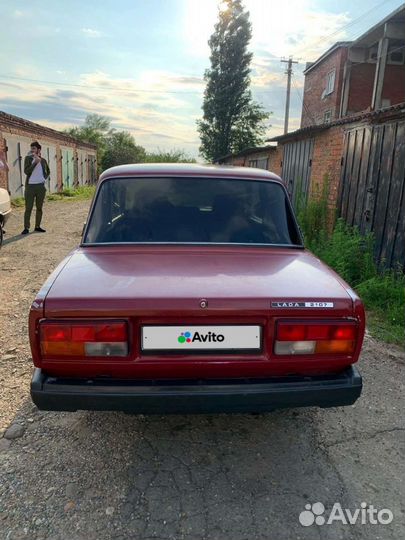 ВАЗ 2107 1.5 МТ, 1995, битый, 97 000 км