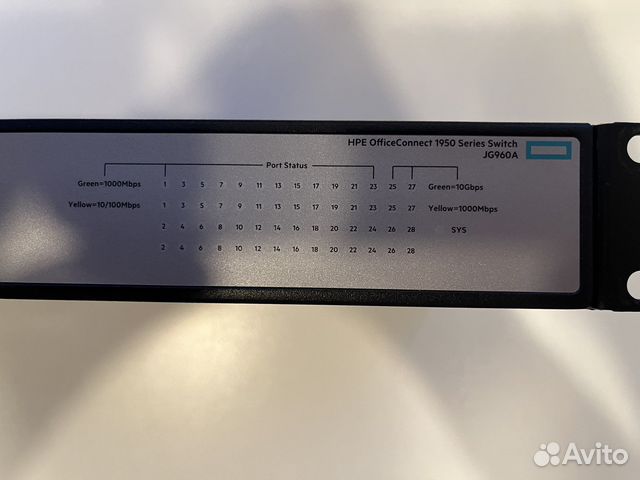 Коммутатор HPE OfficeConnect 1950 24G JG960A