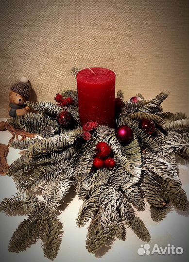 Подсвечники, новогодний декор