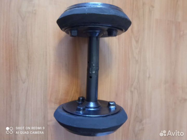 Гантели прорезиненные обода