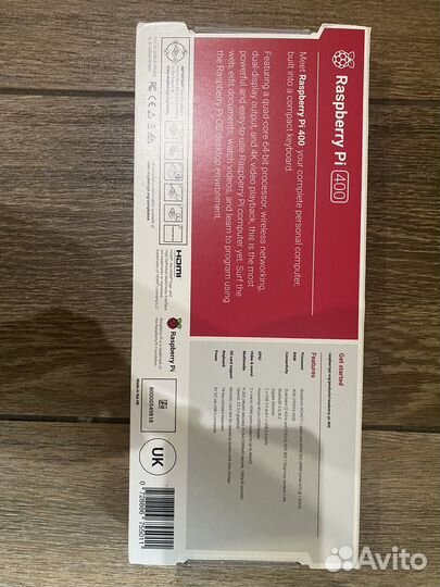 Микрокомпьютер raspberry Pi400