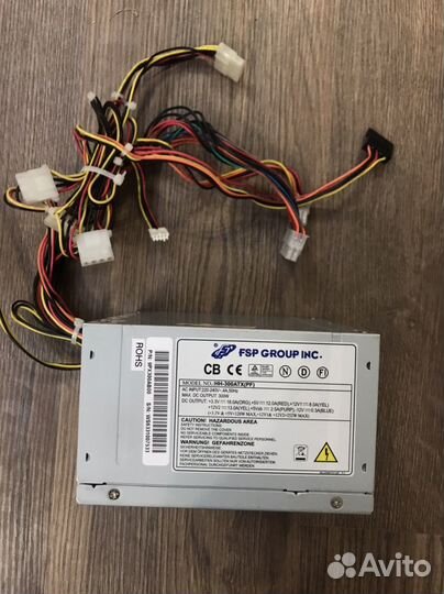 Блок питания и кабель для компьютера (DB-9M/DB-9F)