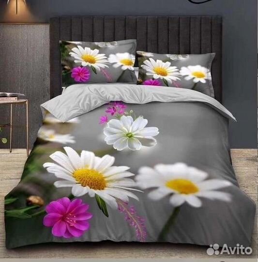 Постельное бельё 2 спальное новое