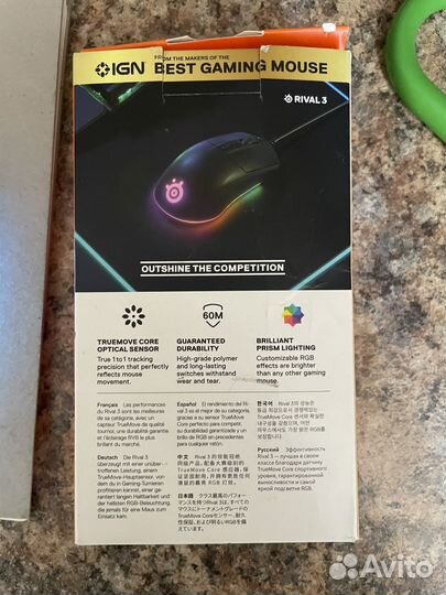 Мышь Steelseries Rival 3