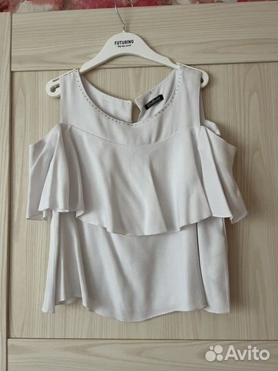 Блузка белая школьная 134-140