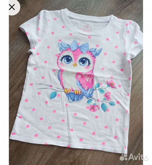 Одежда на девочку 4-5 лет пакетом