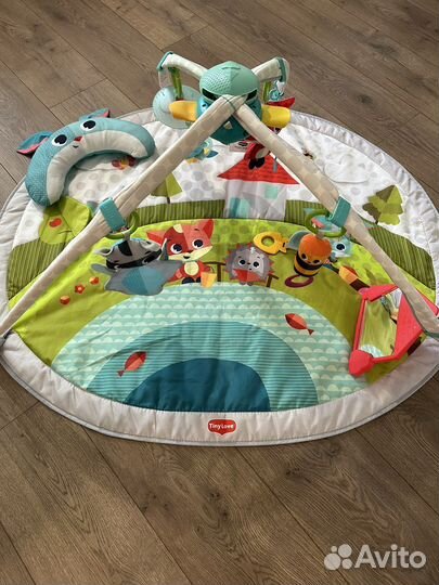Развивающий коврик tiny love солнечная полянка