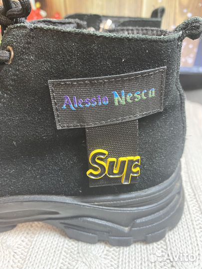 Ботинки замшевые для девочки 32 размер