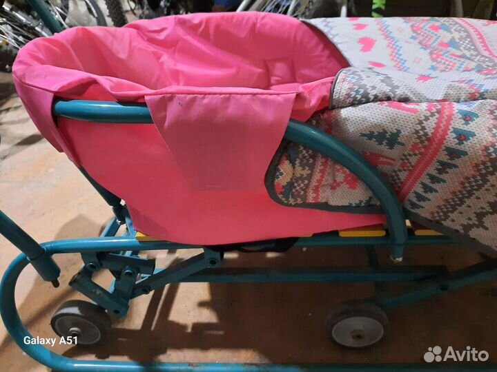 Санки с колесами