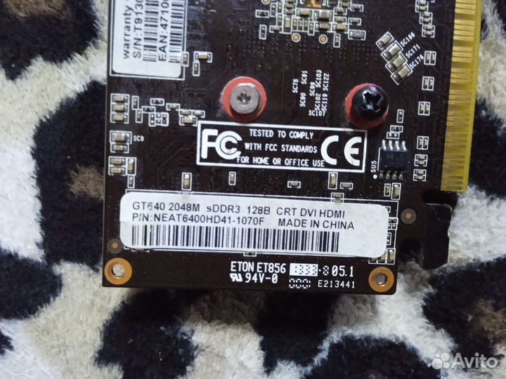 Видеокарта gt 640