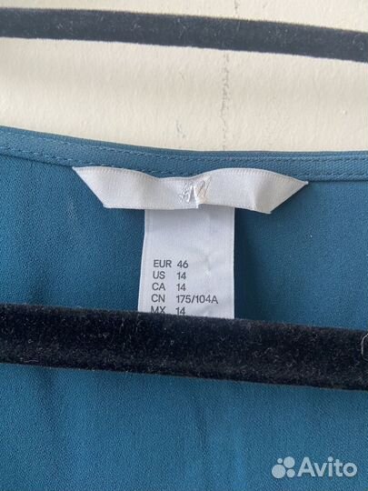 Блузка зеленая H&M 50-52