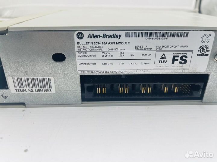 Allen-Bradley Сервомодуль 2094-BM02-S,15A,460V