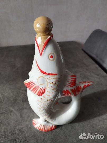 Графин с рюмками Рыбки СССР