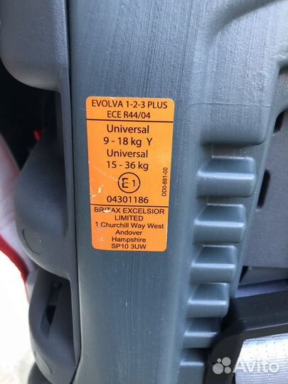 Детское автокресло Britax Roemer Evolva 123