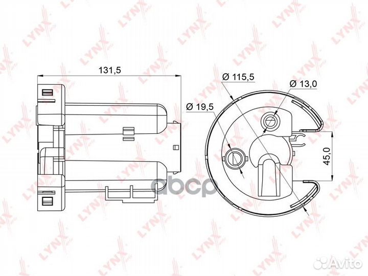 Фильтр топливный погружной hyundai Accent(MC) T