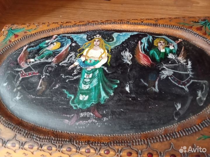 Шкатулка. Тюремная работа. (Требуется ремонт)