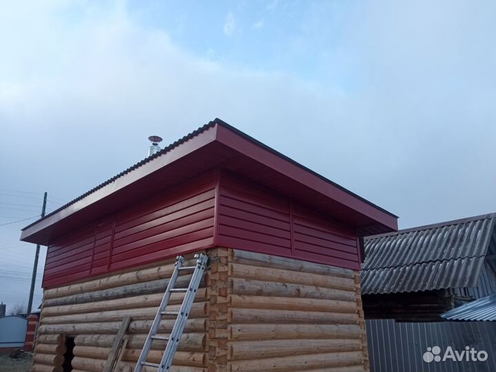 Монтаж подшив, сайдинг, кровля Завьялово