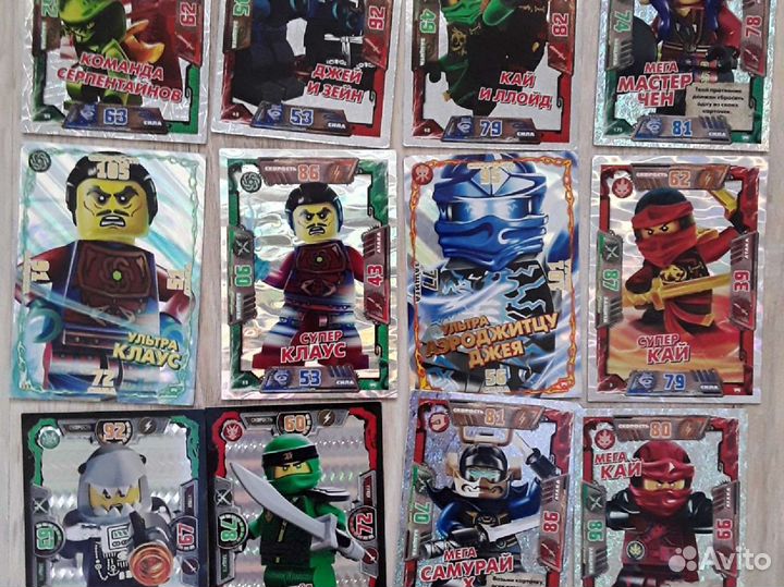 Карточки lego ninjago