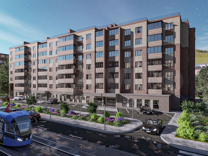 1-к. квартира, 44 м², 6/7 эт.