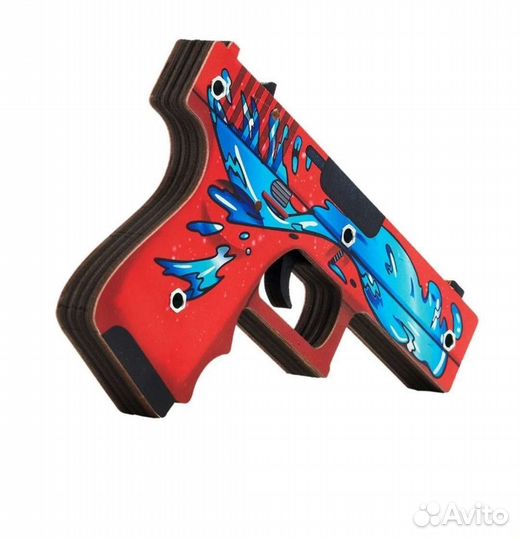 Пистолет-резинкострел новый