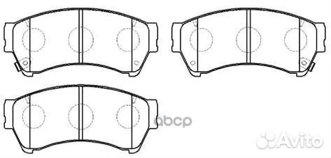 Колодки торм. HP9809 HSB