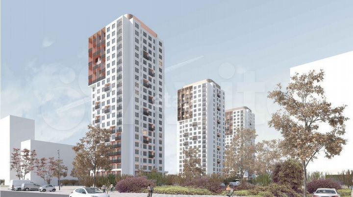 Квартира-студия, 31,5 м², 3/22 эт.