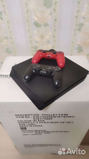 Sony PS4 slim + dual shock x2