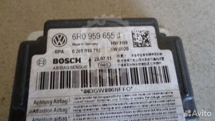 Блок управления AIR BAG VW Polo Sedan