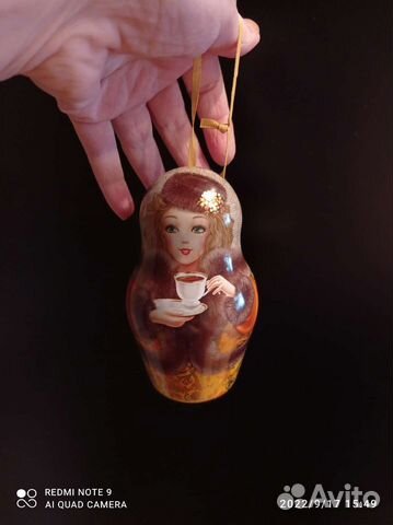 Баночка из под чая на ёлку