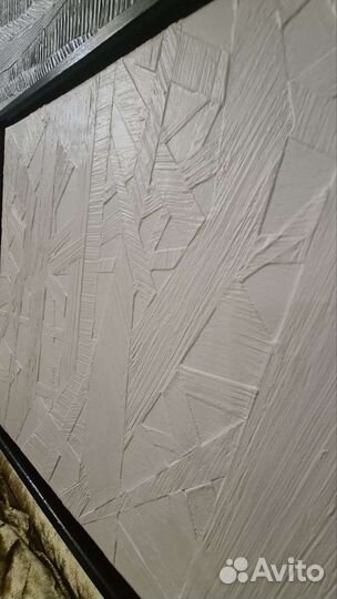 Интерьерная картина белая