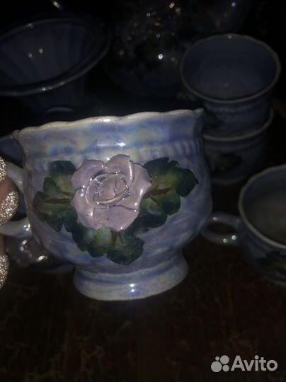 Сервиз кофейный(чайный) с лепниной