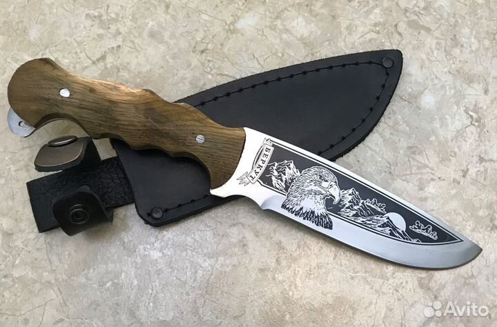 Нож беркут Сталь 65х13 рукоять бук