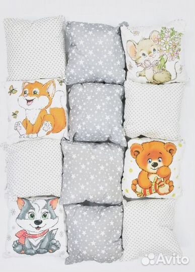 Подушки - бортик для детской кровати