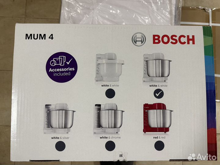 Кухонная машина bosch новая