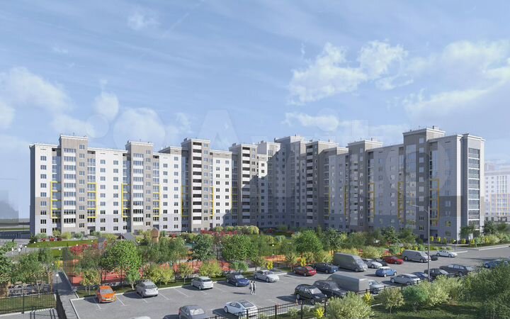 2-к. квартира, 56,4 м², 9/9 эт.