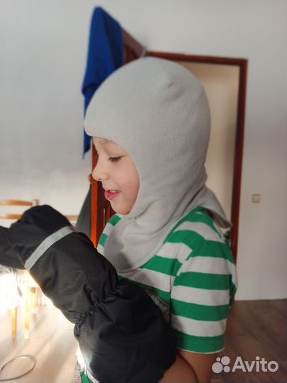 Шапка шлем и краги