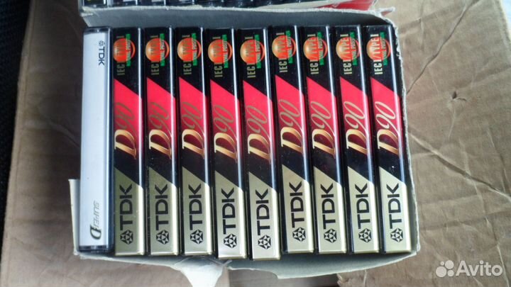 Запечатанные кассеты TDK и другие