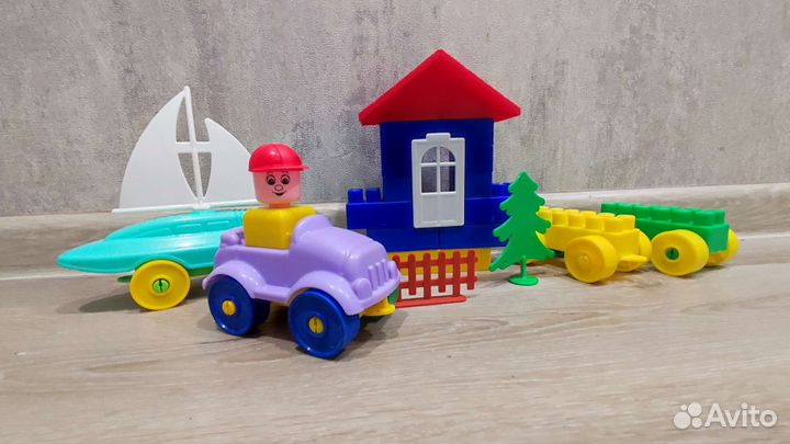 Лего конструктор крупные блоки