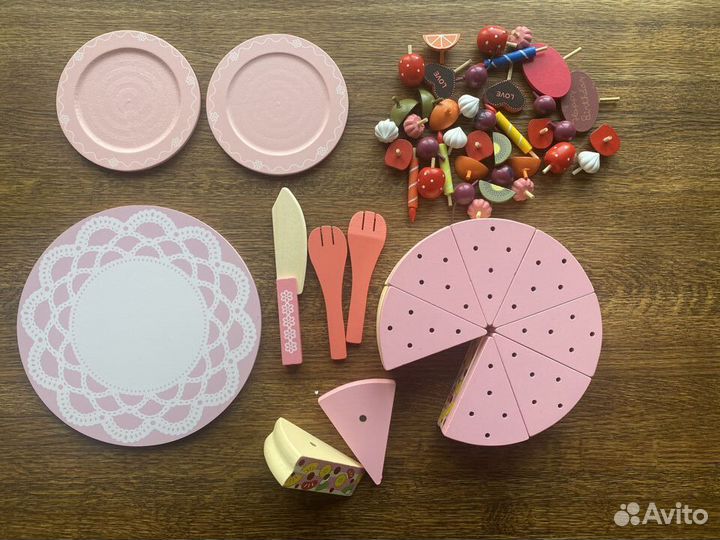 Деревянный детский набор 