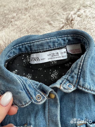 Джинсовка zara 86 на девочку