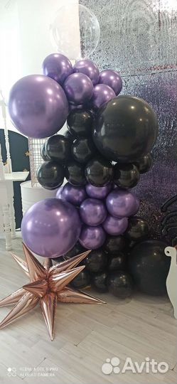 Воздушные нары и фотозоны из шаров