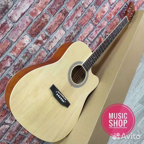 Гитара акустическая новая большой корпус