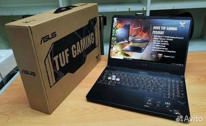 На гарантии asus TUF Gaming /Ryzen 5/GTX 1650 4GB