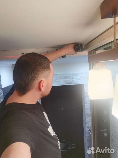 Натяжные потолки, частник)