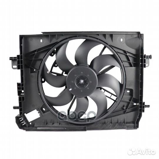 Вентилятор радиатора (с конд. и кожухом) vesta