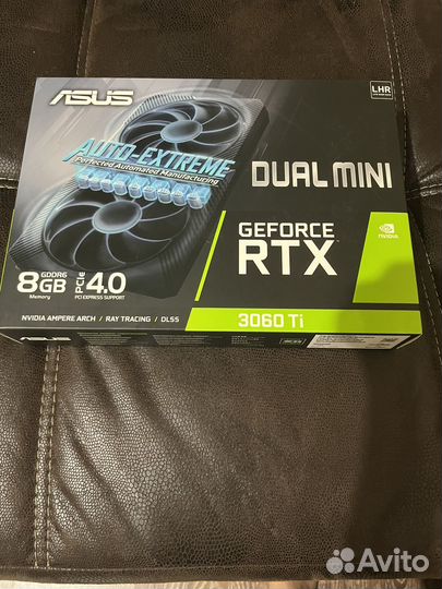 Видеокарта asus rtx 3060 ti dual mini