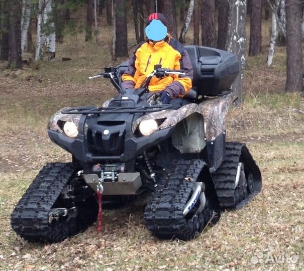 Yamaha YFM 700 fwad на гусеницах